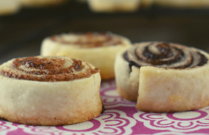 Pie Crust Pinwheels are an easy, shortcut recipe using leftover pie crust.  With three different filling options, these pie crust cookies come together in a pinch. 