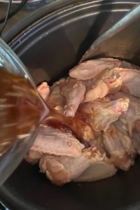 Honey Soy Chicken Wings are an easy slow cooker chicken wing recipe.  Break out the crock pot and whip up a tasty honey soy sauce for these sticky chicken wings. 