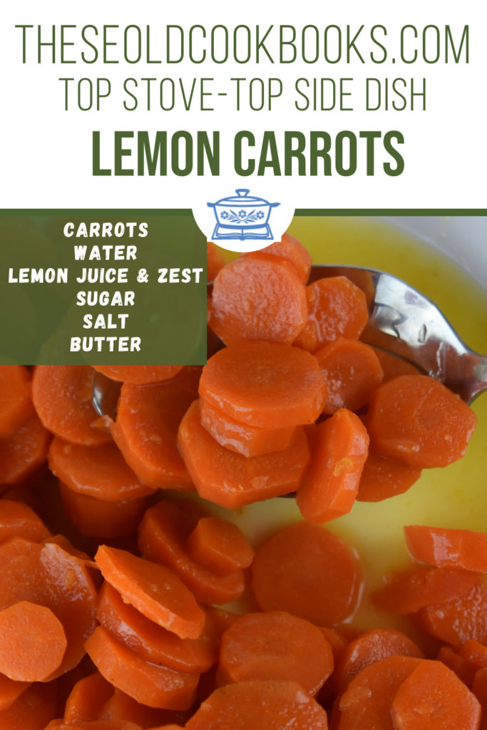 These glazed carrots use fresh lemon juice and zest, sugar and butter for a simple sauce.