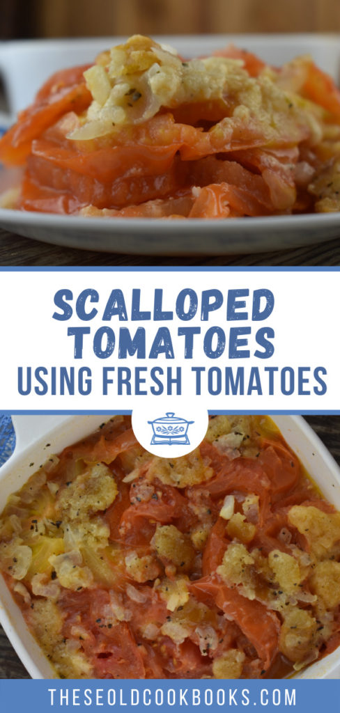 Southern Scalloped Tomatoes is a special because it's a microwave Scalloped Tomatoes Recipe.  Adding Parmesan cheese to this fresh tomato casserole recipes gives a delicious spin on the classic stewed tomato recipe.