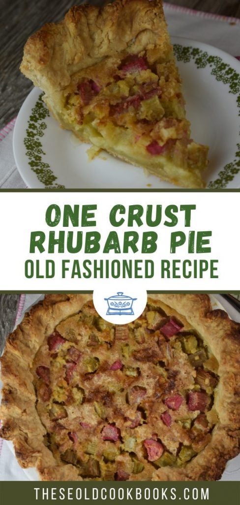 Classic Rhubarb Pie is a Rhubarb Pie with only one crust. Baking an open faced rhubarb pie makes a lovely display of pink and green rhubarb ready to wow your friends and family.