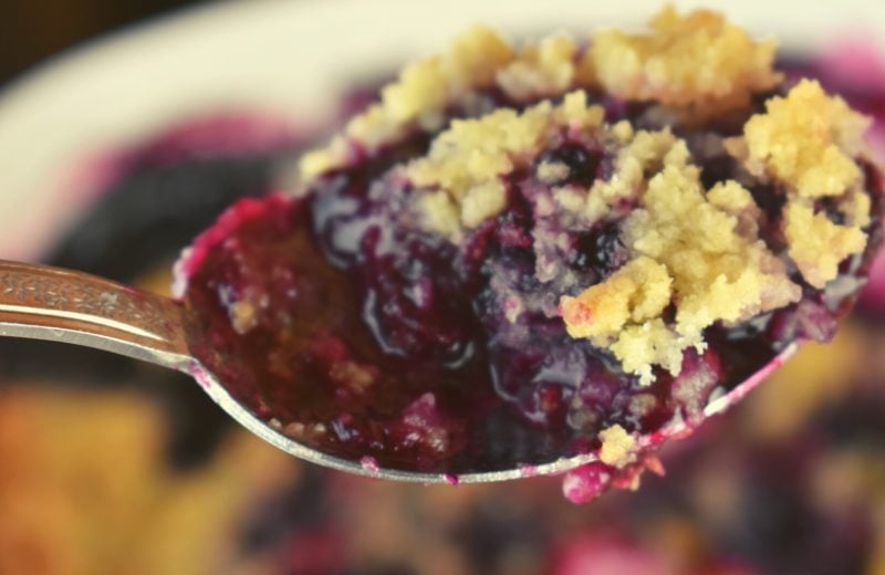 Blueberry Brown Betty – Old Fashioned Blueberry Crisp