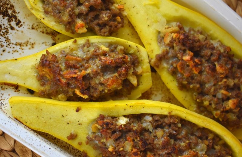 Ground Beef Stuffed Squash – A Quick And Delicious Southern Squash Recipe