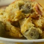 How do you make eggplant taste good? Follow this Southern Eggplant Casserole Recipe.  Adding cheese, cracker crumbs and butter to eggplant makes this Old Fashioned Eggplant Casserole the perfect side dish to any dinner.