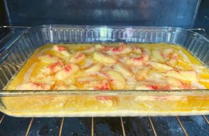 Old Fashioned Peach Cobbler is a peach cobbler with fresh peaches recipe that follows an easy basic cobbler recipe.  Add this one to your recipe box, because you'll be sure to use it for years to come.
