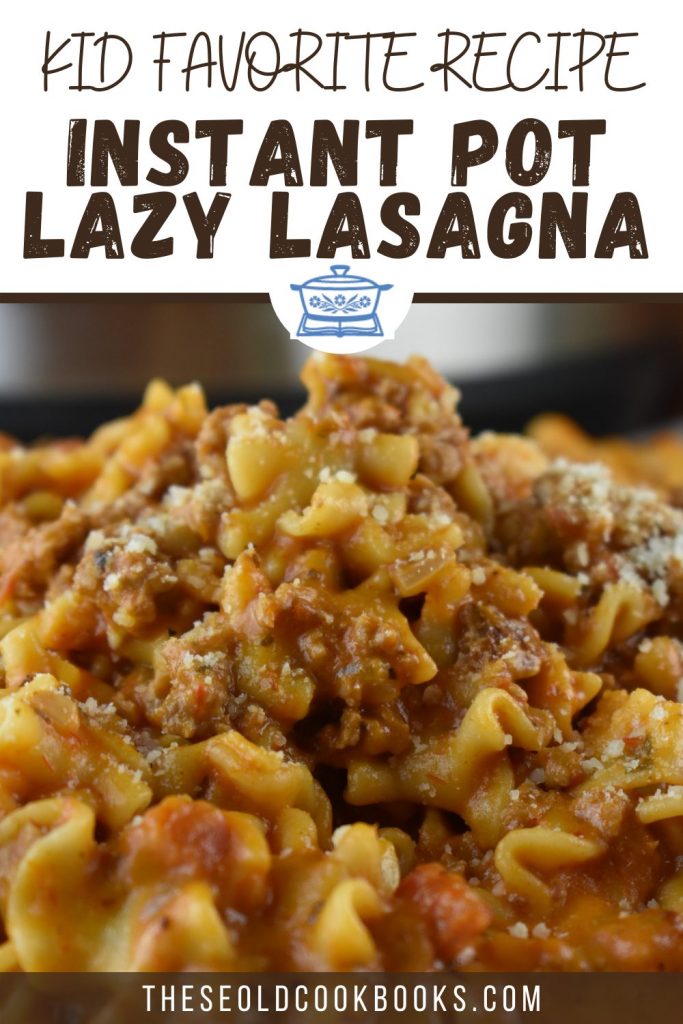 Creamy Lazy Lasagna uses a shortcut method and a shortcut ingredient for a family favorite ground beef dinner.  Instant Pot Lazy Lasagna with Cream Cheese gets four stars from kids and adults.