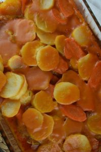Baked Pork Steak dinner is a simple yet delicious oven baked pork steak recipe with carrots, potatoes, cream of chicken soup and tomato soup. Follow these easy instructions for how to cook pork steak in the oven.