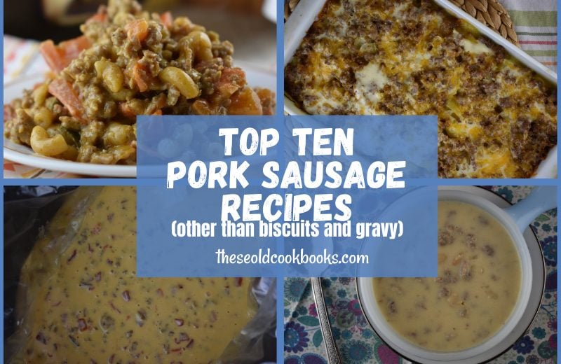 Recipes Using Ground Pork Sausage