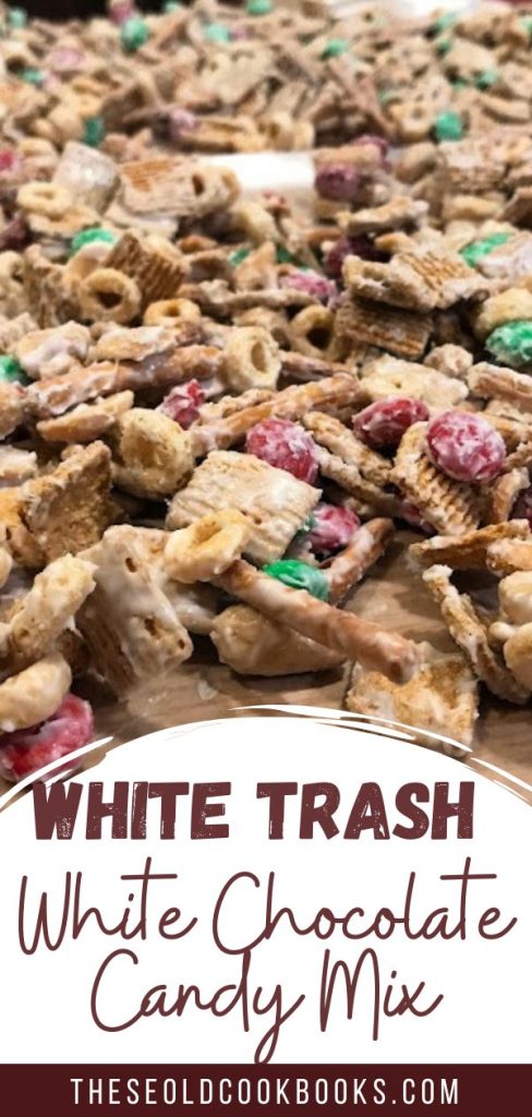 You won't be able to stop eating this white chocolate candy mix made with cereal.