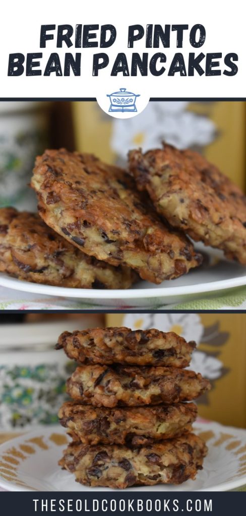 Old Fashioned Pinto Bean Patties are an economical meal from the past.  Pinto Bean Pancakes use leftover beans, onions, egg, flour, salt and pepper and are fried until golden brown. Learn how to make bean cakes with these easy directions.  