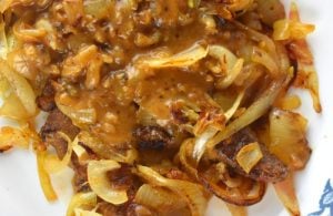 Beef Liver and Onions with Gravy is a simple recipe that transforms beef liver into a tasty dinner. Old Fashioned Liver and Onions Recipe tastes just like Mom or Grandma made it back in the day.