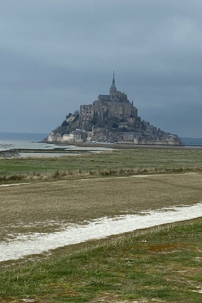 The view of Mont St. Michel is amazing; you'll see it from miles and miles away as it sticks out of nowhere.