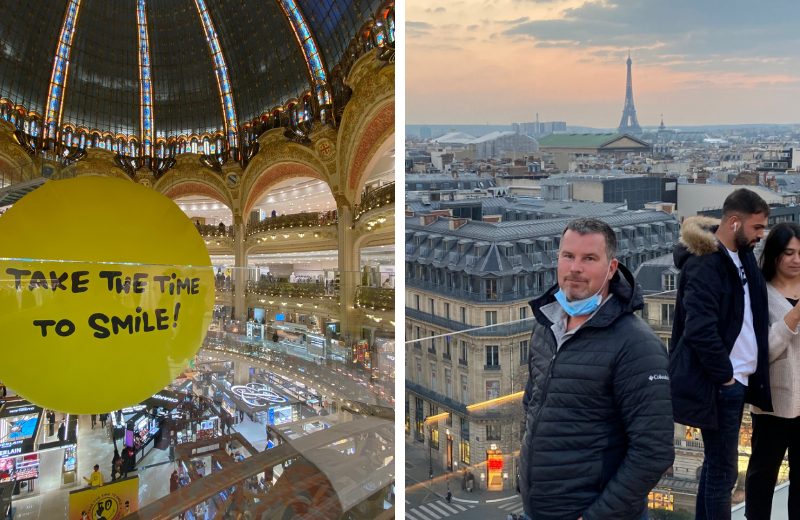 Looking to do some major shopping? Galleries Lafayette, the flagship department store that has every designer you can think of under one roof.  With stain-glass windows, and a beautiful dome, it's worth the stop even if you don't end up purchasing anything.