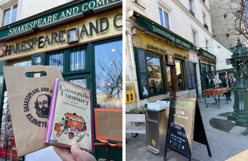 Cross the Seine from Notre Dame to visit Shakespeare and Company, an English bookstore with a live-in kitty cat that you can visit while perusing for a new book.