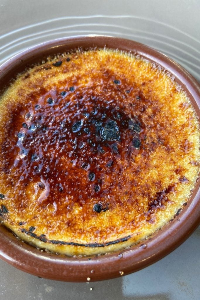 Crème brulee is a common dessert in Paris and France. Some restaurants have versions with vanilla or Earl Grey tea.