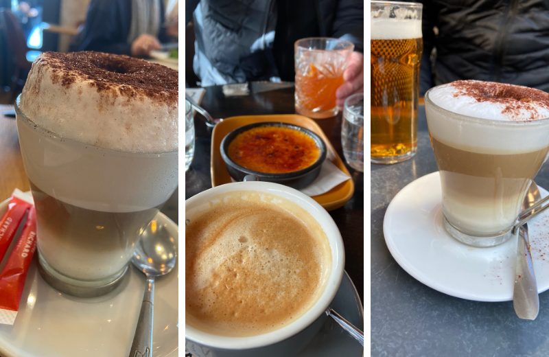 Coffee is a must have when visiting Paris (and France in general). Be sure to try the different types - cafe, cafe creme and cappuccino. 