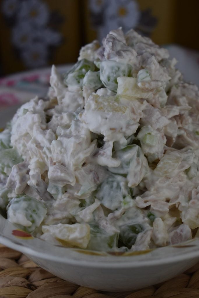 Serve the best chicken salad at bridal or baby showers, at a fancy brunch or for a quick weekday lunch or dinner option.