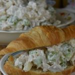 Grandma Betty's Chicken Salad Recipe in my opinion is the best Chicken Salad ever!  With green grapes and pineapple for sweetness and celery and slivered almonds for crunchiness, you'll jazz up a rotisserie chicken in the most delicious way possible.