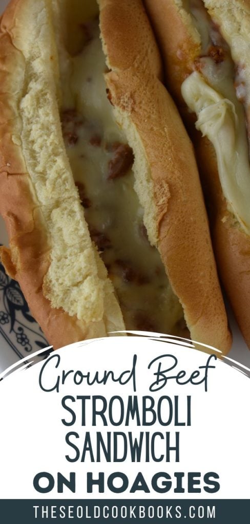 Ground Beef Stromboli Sandwich Recipe is the cheesy, beefy and perfect. This particular Stromboli recipe makes a hamburger sauce like a Stromboli Joe and is served on a hoagie. 