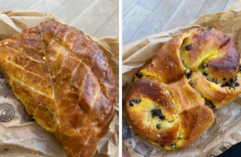 If you're looking an option on the go, or a lighter breakfast, just down the street is the Boulangerie Pluchon where you can find perfect pastries and baguettes.