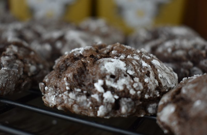 Chocolate Cake Mix Crinkle Cookies is a recipe that uses chocolate cake mix and cream cheese to make a delicious and easy dessert.