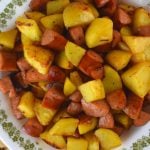Fried Potatoes and Smoked Sausage is a classic southern dinner with endless options for customizing to the liking of your family.  Here's some easy steps for how to make fried potatoes, sausage and onions.