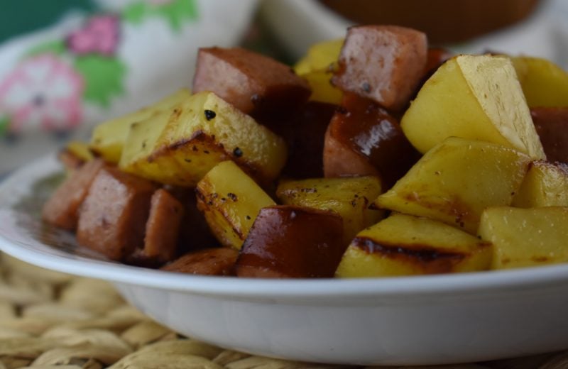 Fried Potatoes and Smoked Sausage is a classic southern dinner with endless options for customizing to the liking of your family. Here are some easy steps for how to make fried potatoes, sausage and onions.