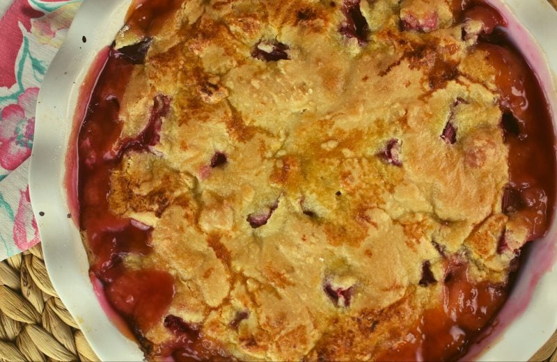 No Crust Rhubarb Pie – Crustless Rhubarb Pie Recipe
