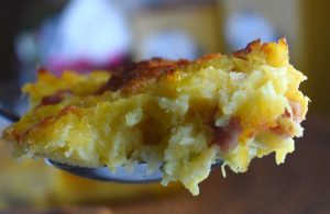 Ham and Pineapple Casserole is an old fashioned recipe using leftover ham.  Let's face it, ham and pineapple are the perfect partners, and this pineapple casserole with ham is a simple and easy way to serve them together.