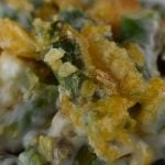 Old Fashioned Asparagus Casserole is a creamy asparagus casserole with fresh asparagus and cream of mushroom soup.  With only five ingredients, this easy casserole is the perfect summer side dish.