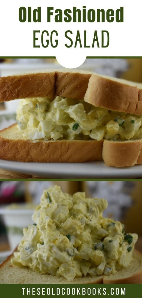 Old Fashioned Egg Salad is a classic recipe with just hard-boiled eggs, mayonnaise, onion, salt and pepper, plus fresh chives if possible. - This Boiled Egg Salad recipe is as simple as can be, yet hits the spot any day of the week. 
