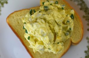 Old Fashioned Egg Salad is a classic recipe with just hard-boiled eggs, mayonnaise, onion, salt and pepper, plus fresh chives if possible. - This Boiled Egg Salad recipe is as simple as can be, yet hits the spot any day of the week. 