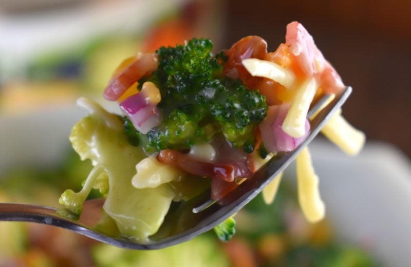 Old Fashioned Broccoli Salad – Broccoli Salad with Bacon and Raisins