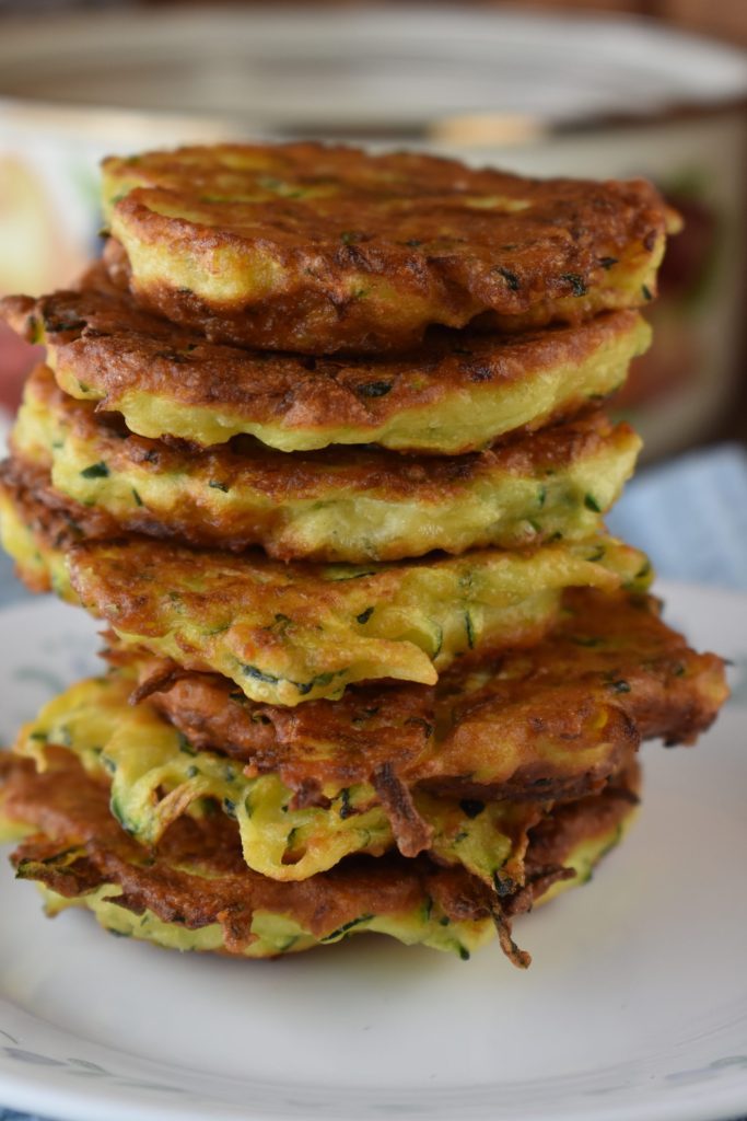 Zucchini Patties with Bisquick features shredded zucchini, eggs and Parmesan cheese.
