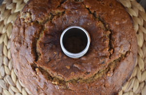 Amish Applesauce Cake is a super moist applesauce cake recipe with raisins and walnuts.  This applesauce cake is the best old fashioned recipe.
