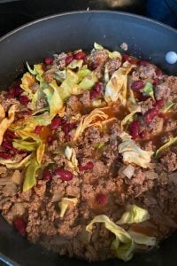 Cabbage and Ground Beef Soup is an old fashioned staple in many households. This easy cabbage soup has hamburger, kidney beans, and canned tomato basil soup of extra yummy flavor. 