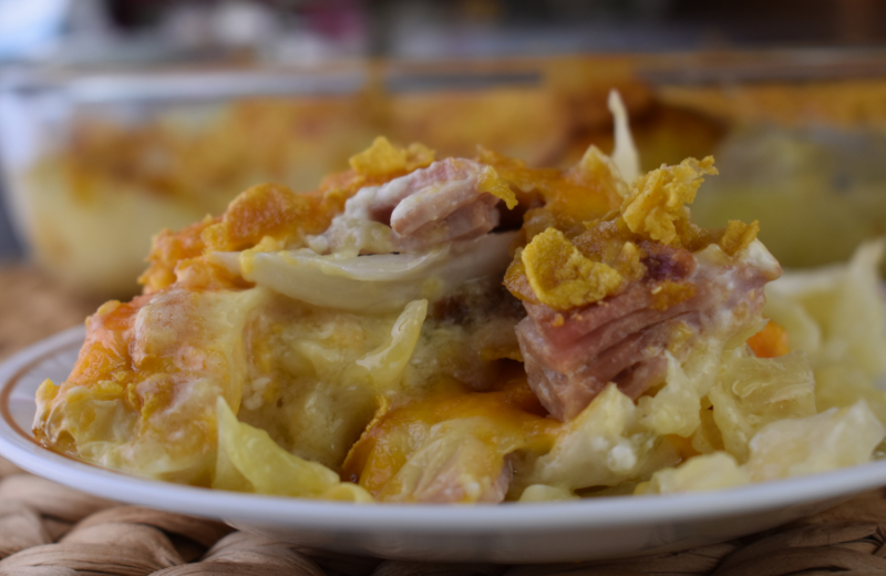 Ham and Cabbage Casserole – Scalloped Cabbage and Ham