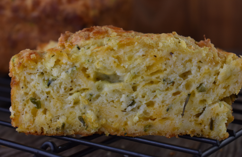 Have you ever made a savory zucchini bread? Try this zucchini cheese bread to make a loaf of herb-flavored goodness.