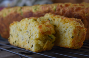Zucchini cheese bread makes an excellent quick bread to accompany any meal. It also freezes well, making it good for storing.