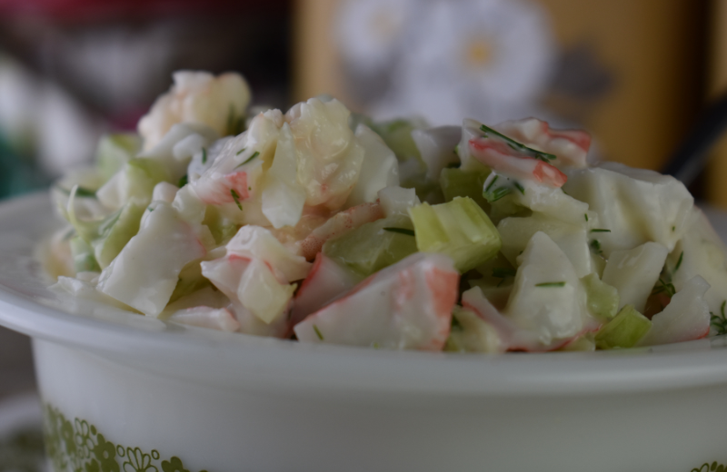 Cold Seafood Salad Recipe (With Shrimp And Crab)