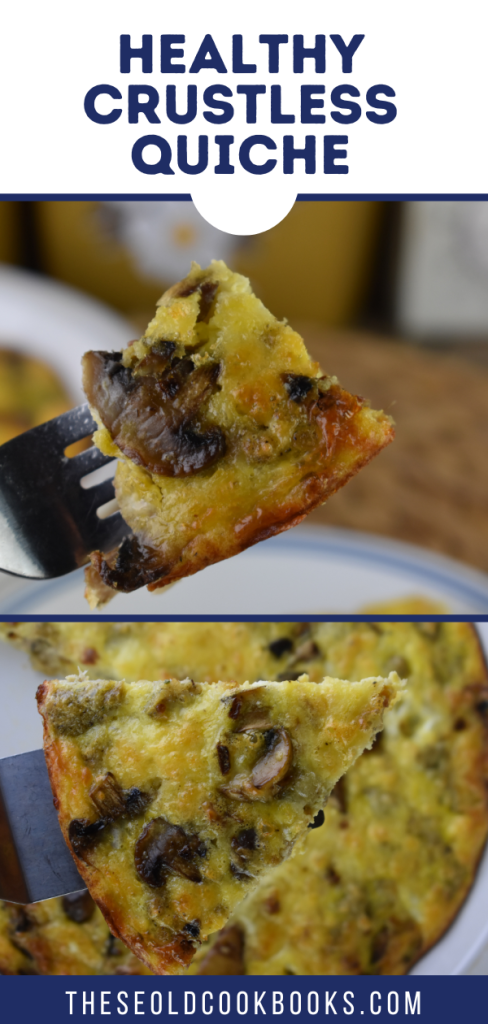This article provides instructions on how to make a crustless quiche with a variety of flavor options.