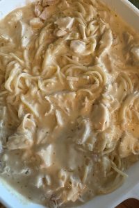 This turkey tetrazzini recipe is so good that you will want to make it all year long, not just with leftover turkey after Thanksgiving.