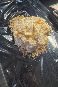 This cheese ball recipe might be old fashioned, but, it's down right tasty. Bring this blue cheese cheese ball to your next holiday party.