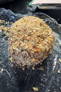 This cheese ball recipe might be old fashioned, but, it's down right tasty. Bring this blue cheese cheese ball to your next holiday party.
