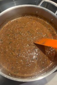 Easy Black Bean Soup is made with pantry staples like black beans, vegetables, and broth, it’s full of flavor and ready in under an hour.