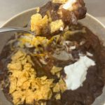 Easy Black Bean Soup is made with pantry staples like black beans, vegetables, and broth, it’s full of flavor and ready in under an hour.