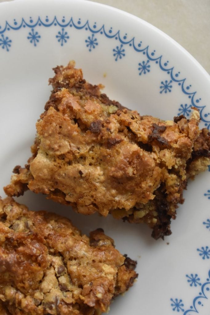 These old-fashioned graham cracker brownies are a rich, chewy vintage dessert made with condensed milk, chocolate chips, and pantry staples.